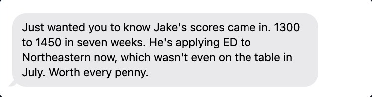 Message from Parent of Jake